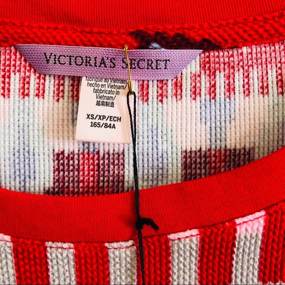 VICTORIA’S SECRET Fairisle Print Thermal - Picture 8 of 8